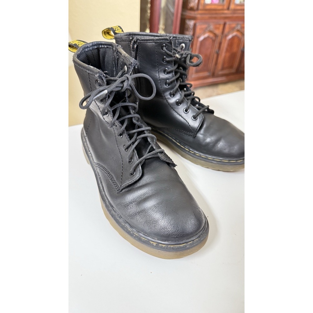Dr. Martens Delaney‎ AW004 Black Leather Side Zip Boots 36 Size 4 Men - 5 Ladies
